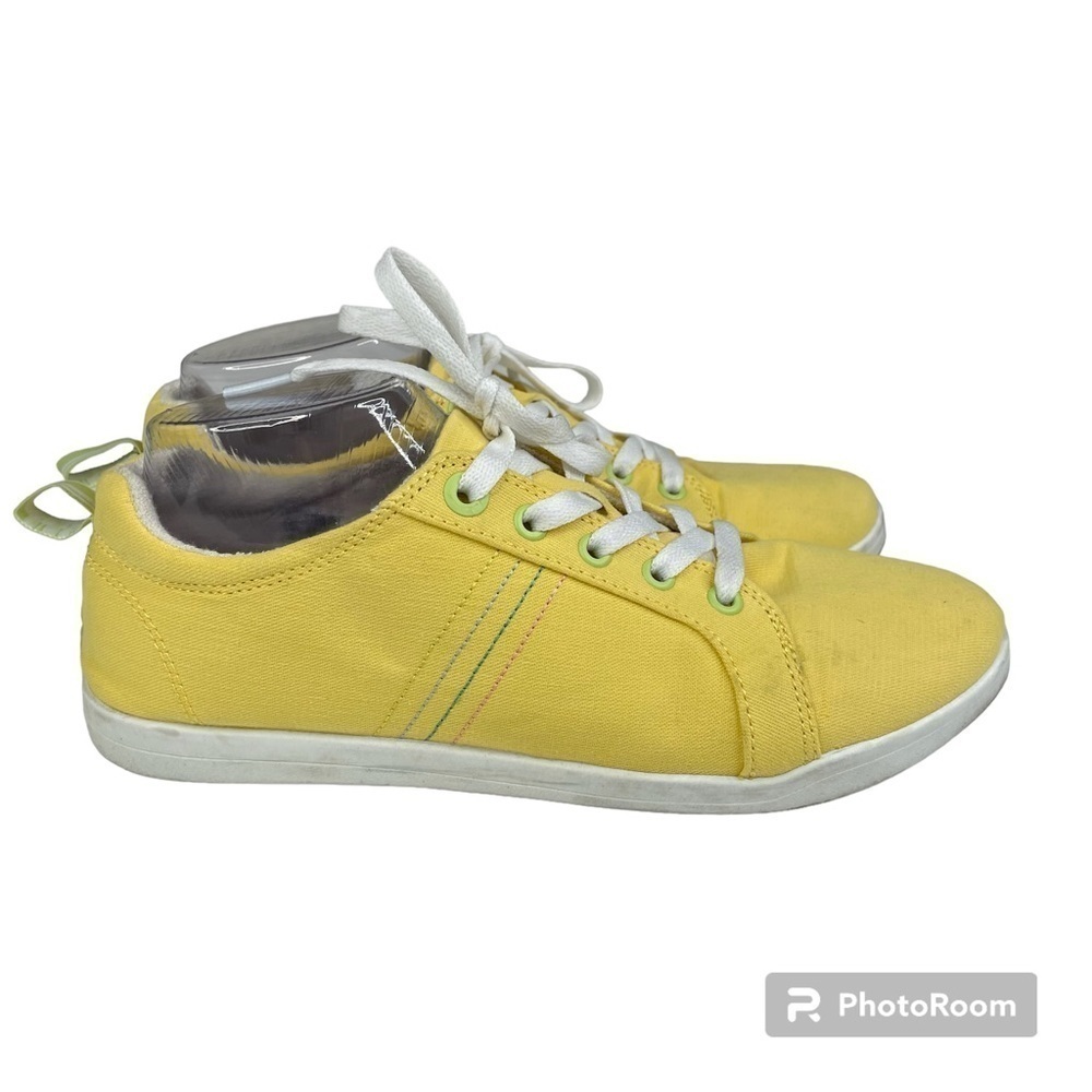 Vionic Beach Stinson Casual Yellow Sneaker Washable Size 9